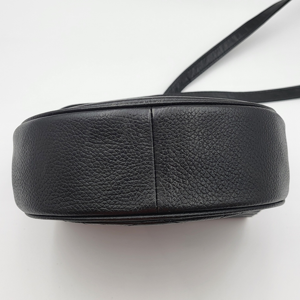 Yves Saint Laurent Cassandra Logo Black Leather Shoulder Bag Vintage Super Rare. - Picture 13 of 16